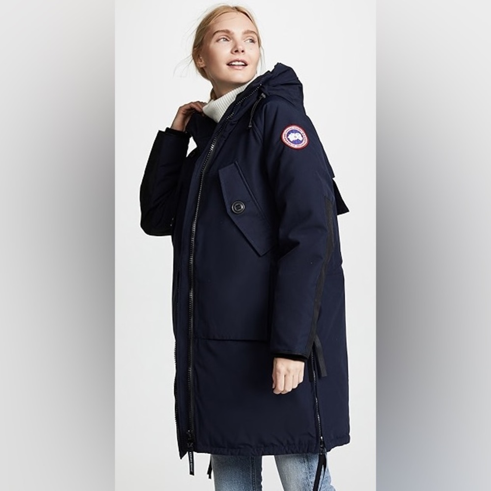 Canada Goose Olympia Down Parka. Size Medium. EUC. Poshmark authentication. - Picture 12 of 16